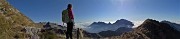 36 Bella vista panoramica dalla sella sulla cresta per il Pietra Quadra